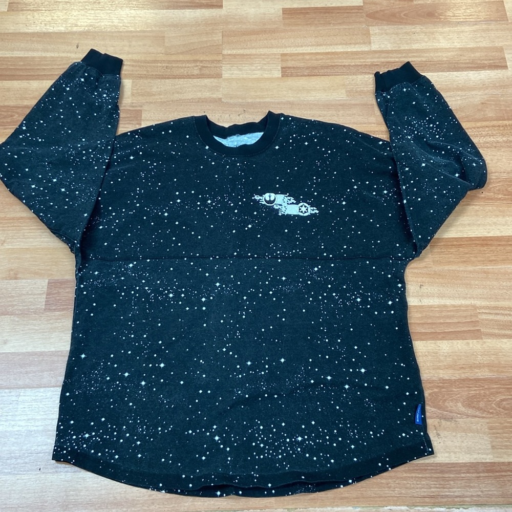 Star Wars Black Speckled Long Sleeve Tee